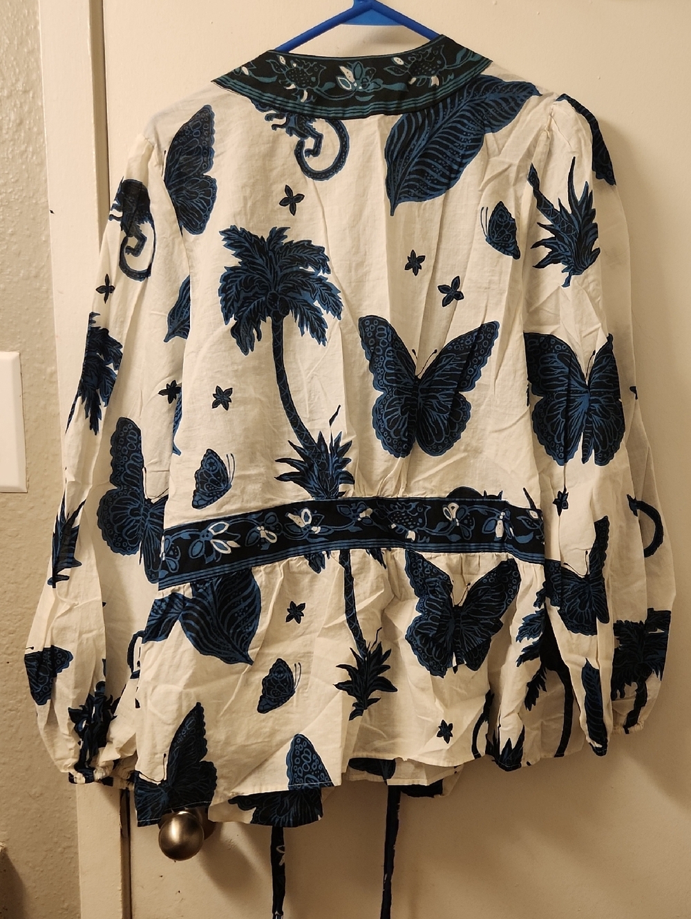 Banana Republic Floral Blouse size XXL - Picture 6 of 7